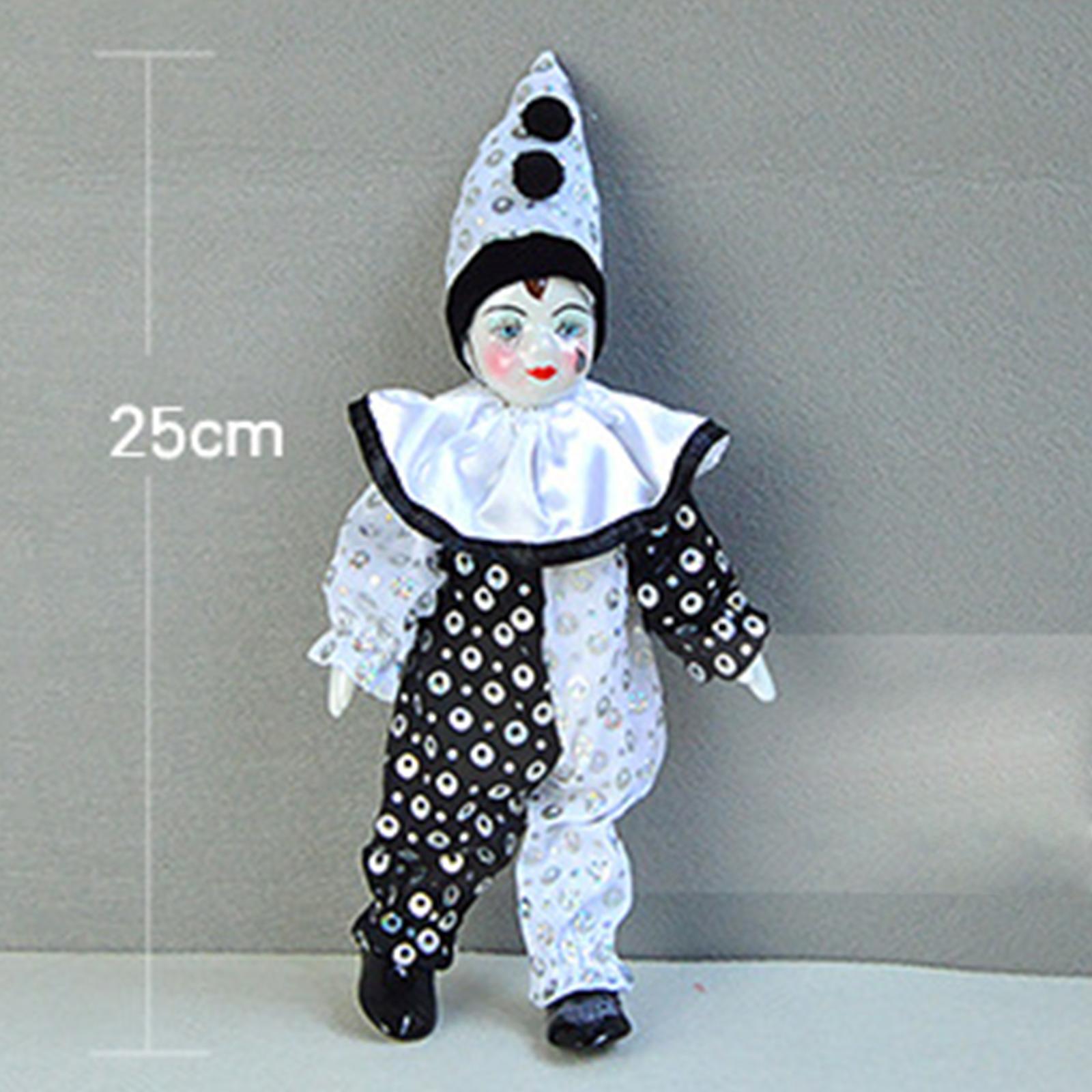 Vintage Collectible Clowns - Vintage Clown Doll Craft Collectible Decoration