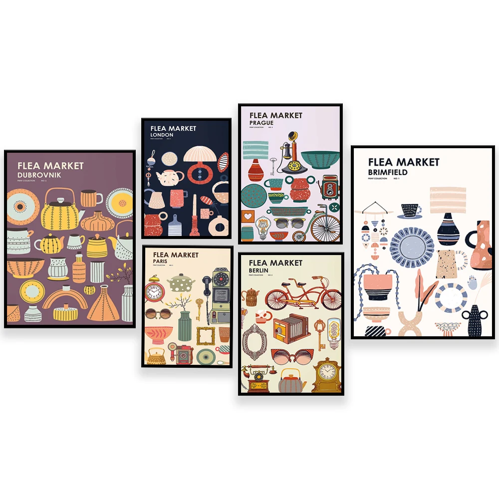 Vintage And Collectible Fair - Flea Market Print Collection - London,