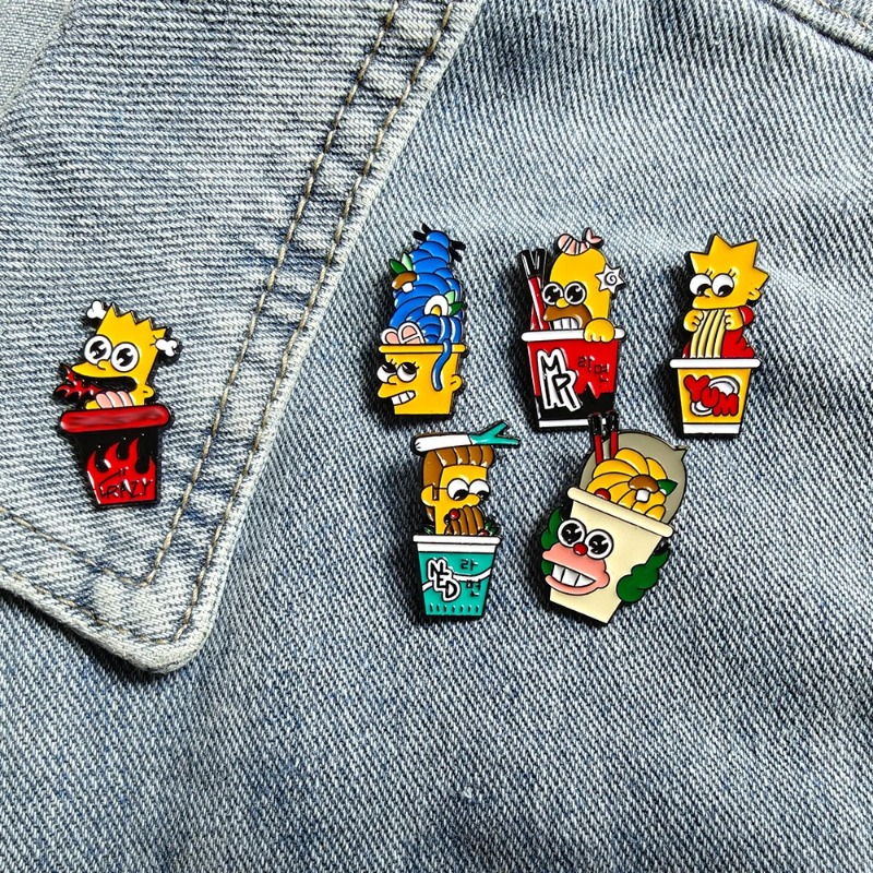 Vintage Items - 6pcs Set The Simpsons Cute funny