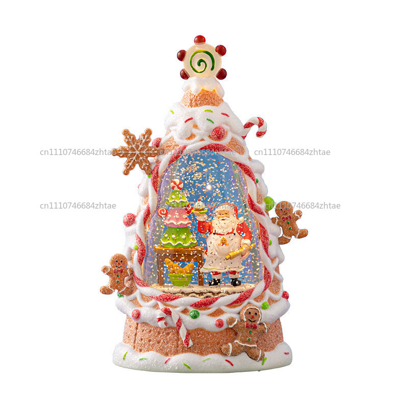 Vintage Collectible Santa - Vintage Style Christmas Lantern Decor, Animated