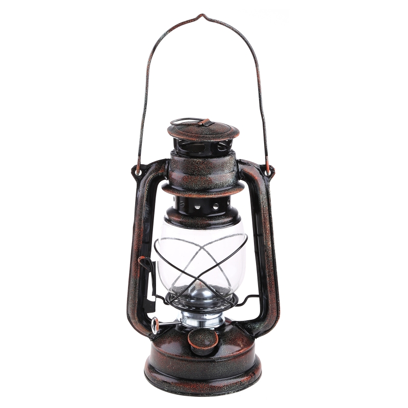 Collectible Vintage Lamps - Vintage Metal Oil Lamp Portable Lantern