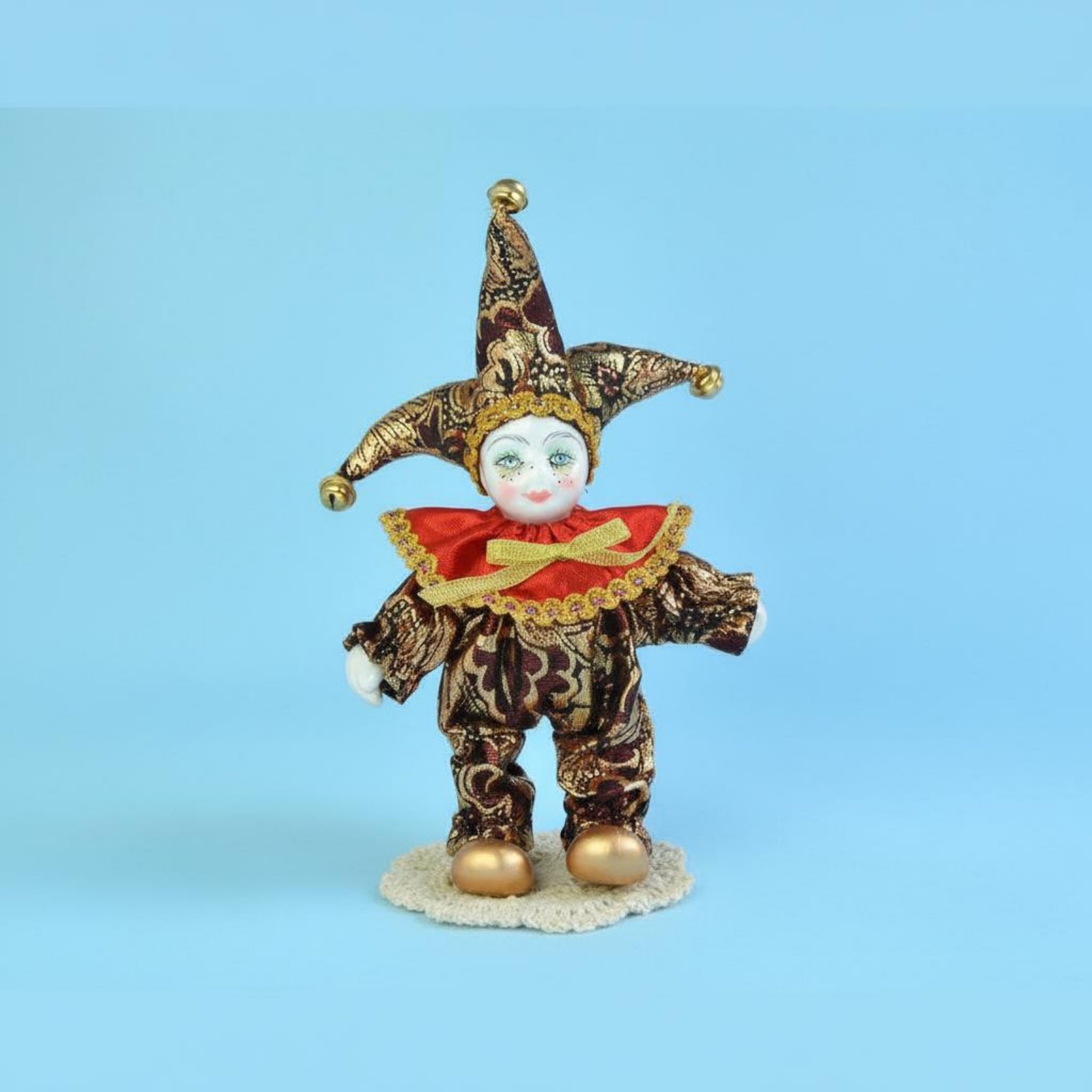 Vintage Collectible Clowns - Italian Good Luck Doll Handmade Vintage