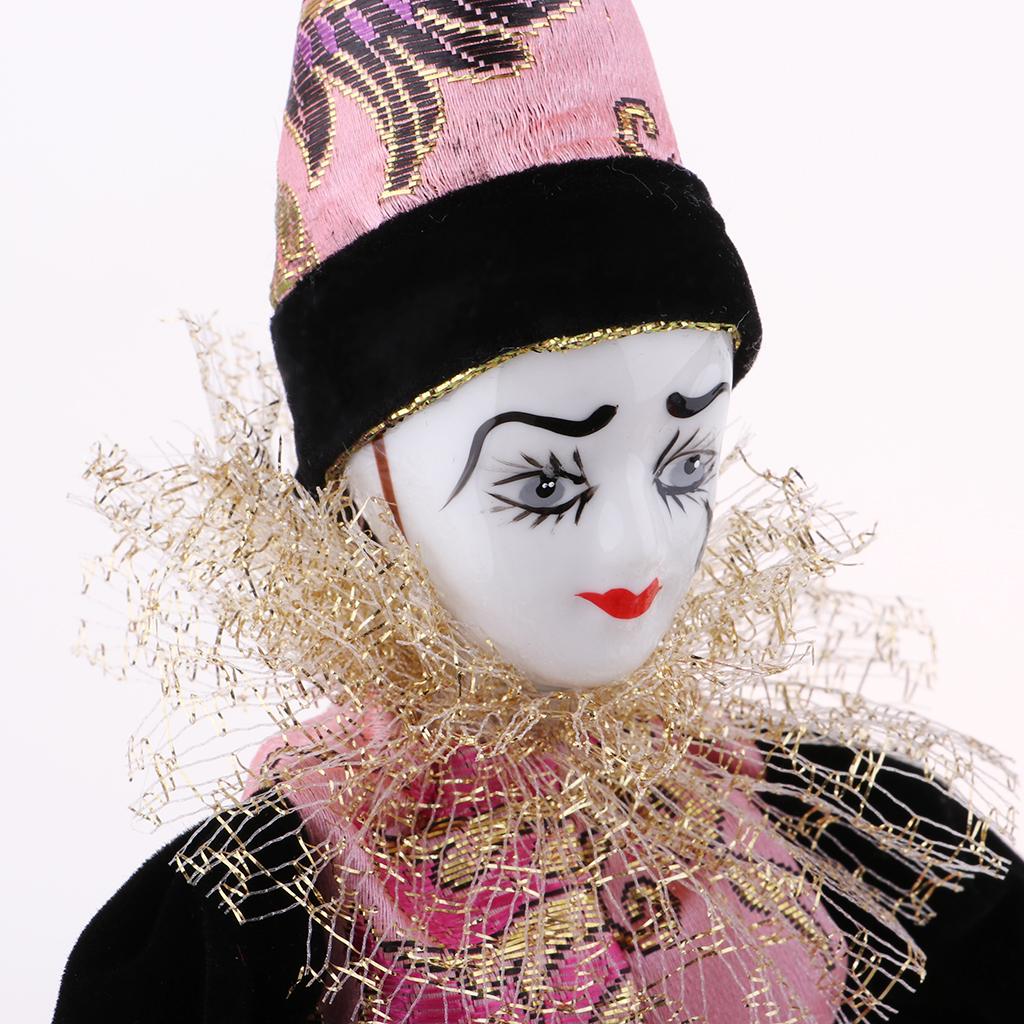 22cm Porcelain Clown Dolls Col - Vintage Collectible Clowns 评论和价格