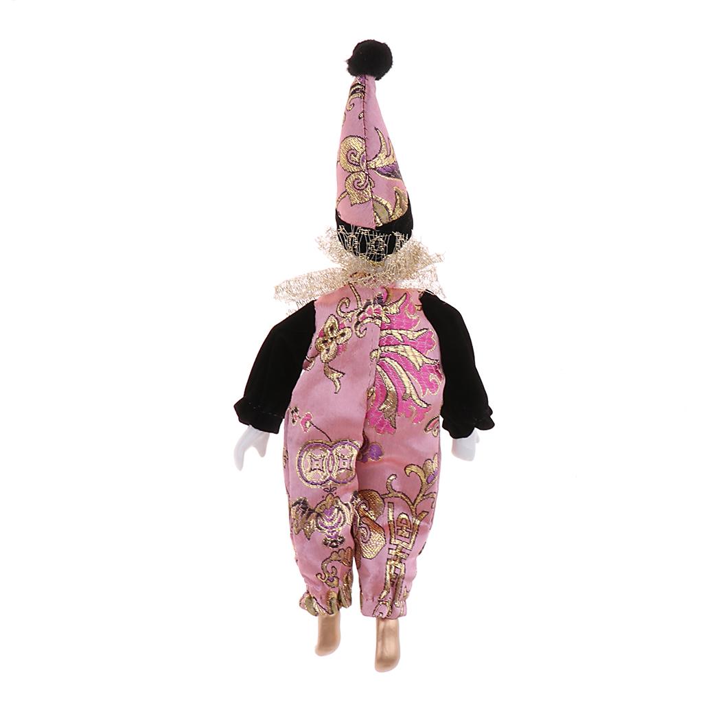 22cm Porcelain Clown Dolls Col - Vintage Collectible Clowns 评论和价格