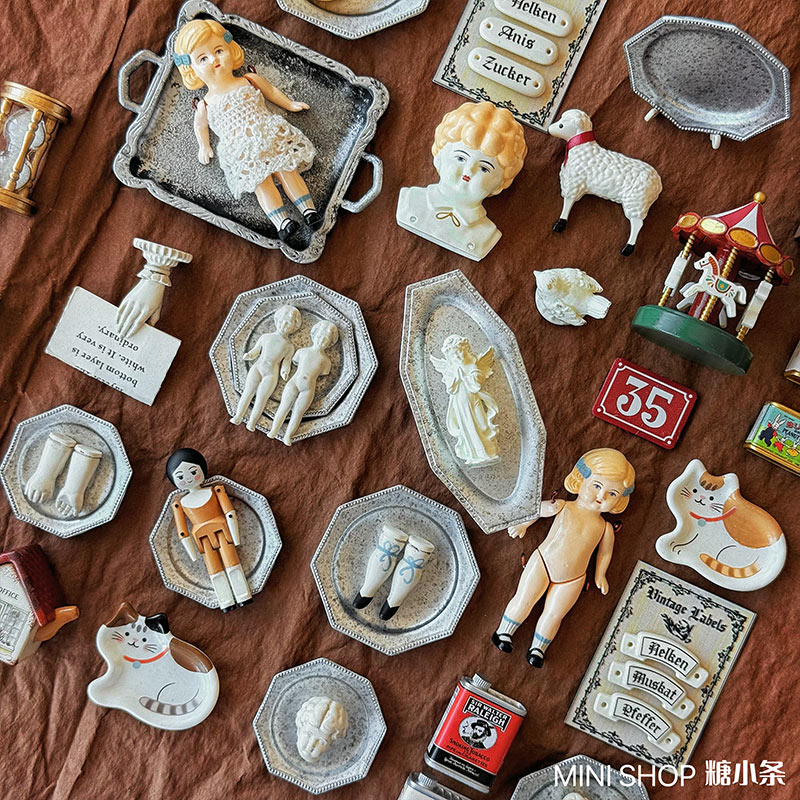 Miniature Vintage Doll Set, Ha - Vintage Toy Collector 评论和价格