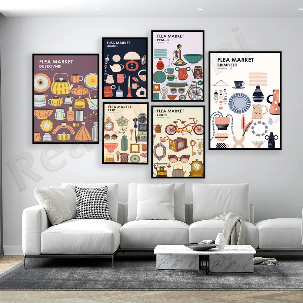 Flea Market Print Collection - - Vintage And Collectible Fair 评论和价格