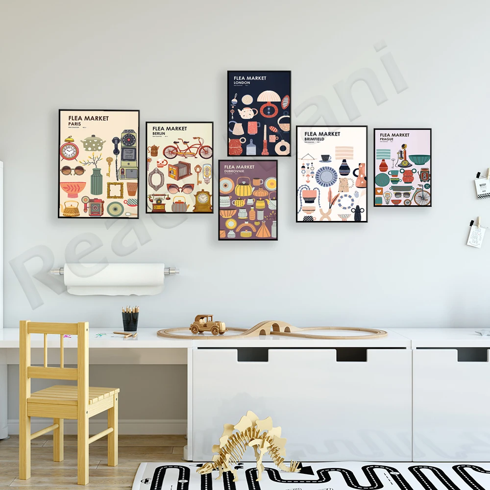 Flea Market Print Collection - - Vintage And Collectible Fair 评论和价格