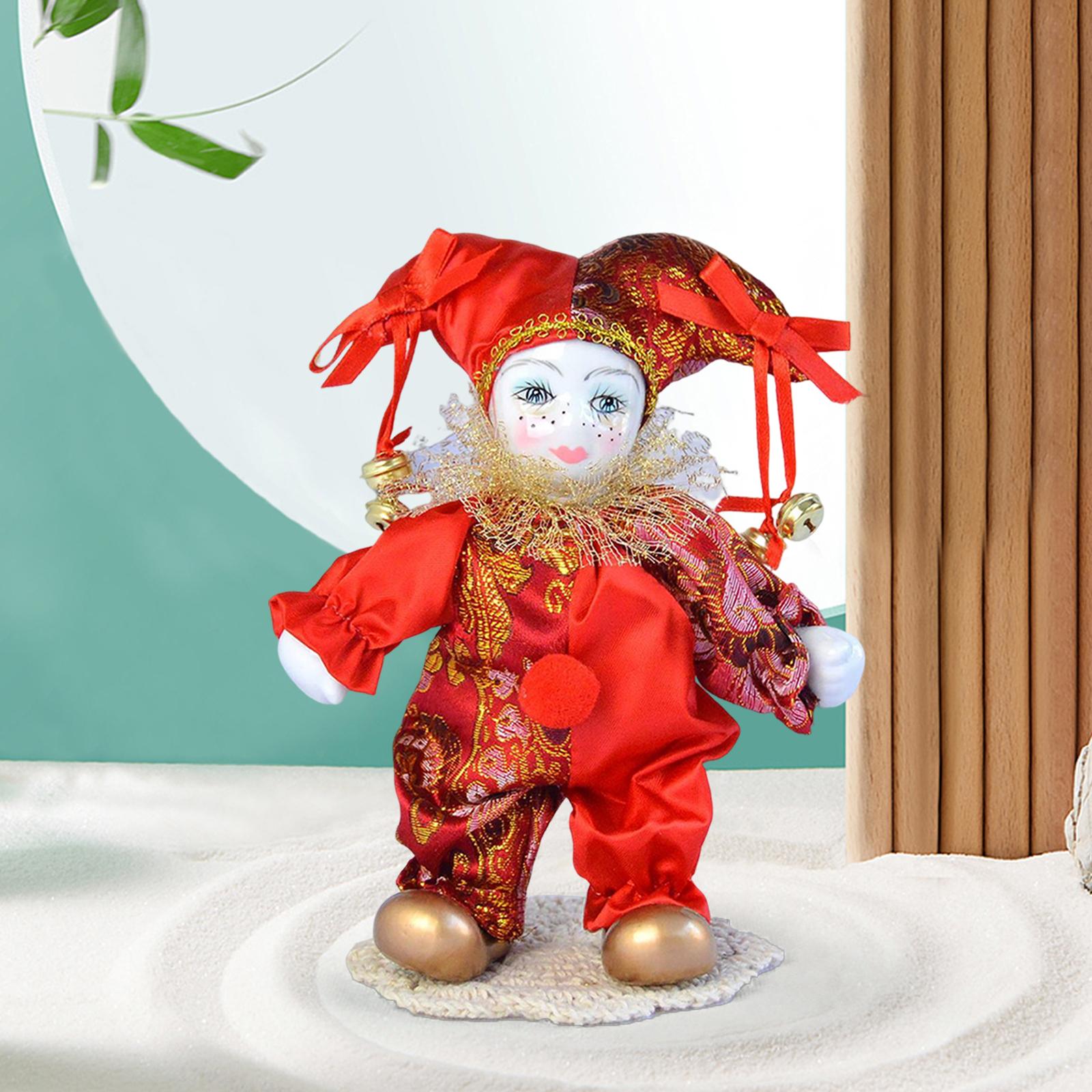 Vintage Harlequin Doll Antique - Vintage Collectible Clowns 评论和价格