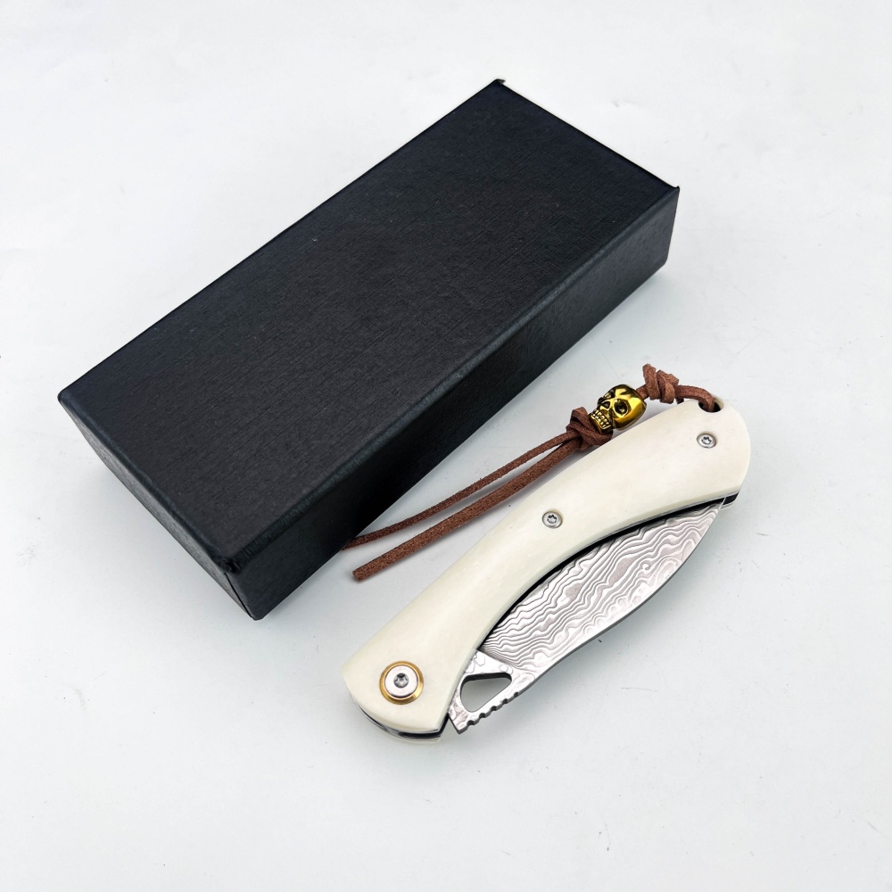 Vintage Damascu Steel Small Fo - Vintage Collectible Knives 评论和价格