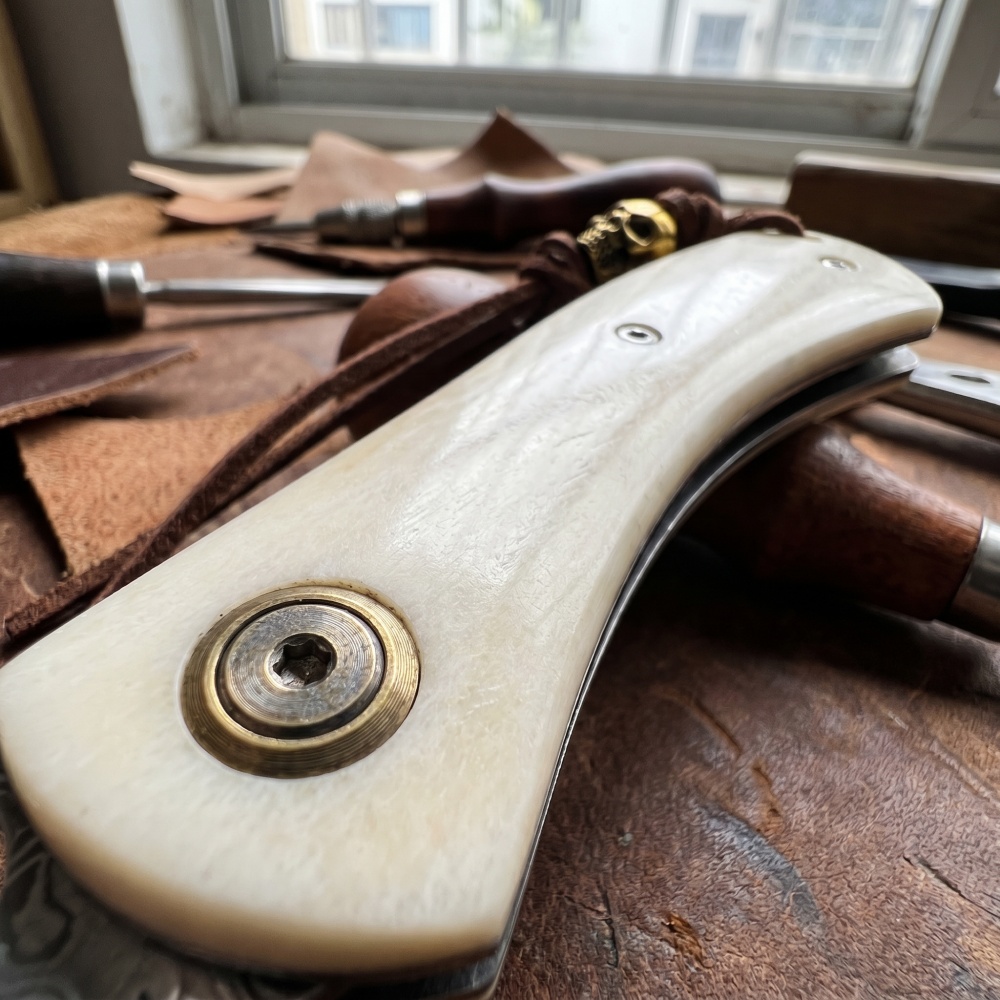 Vintage Damascu Steel Small Fo - Vintage Collectible Knives 评论和价格