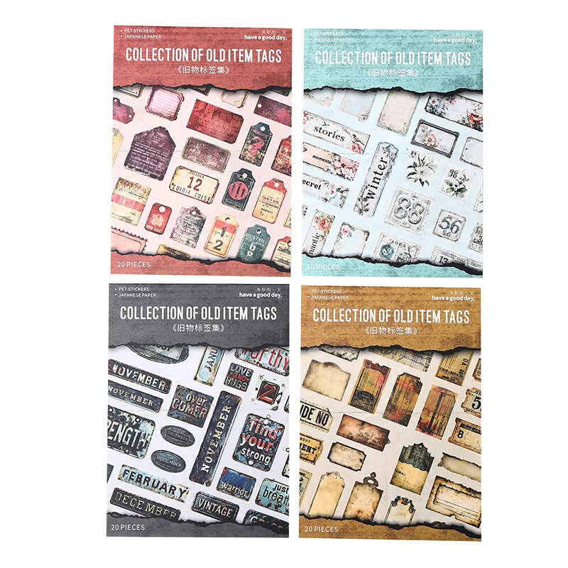 Dual Material Die-Cut Sticker  - Vintage And Collectible Books 评论和价格