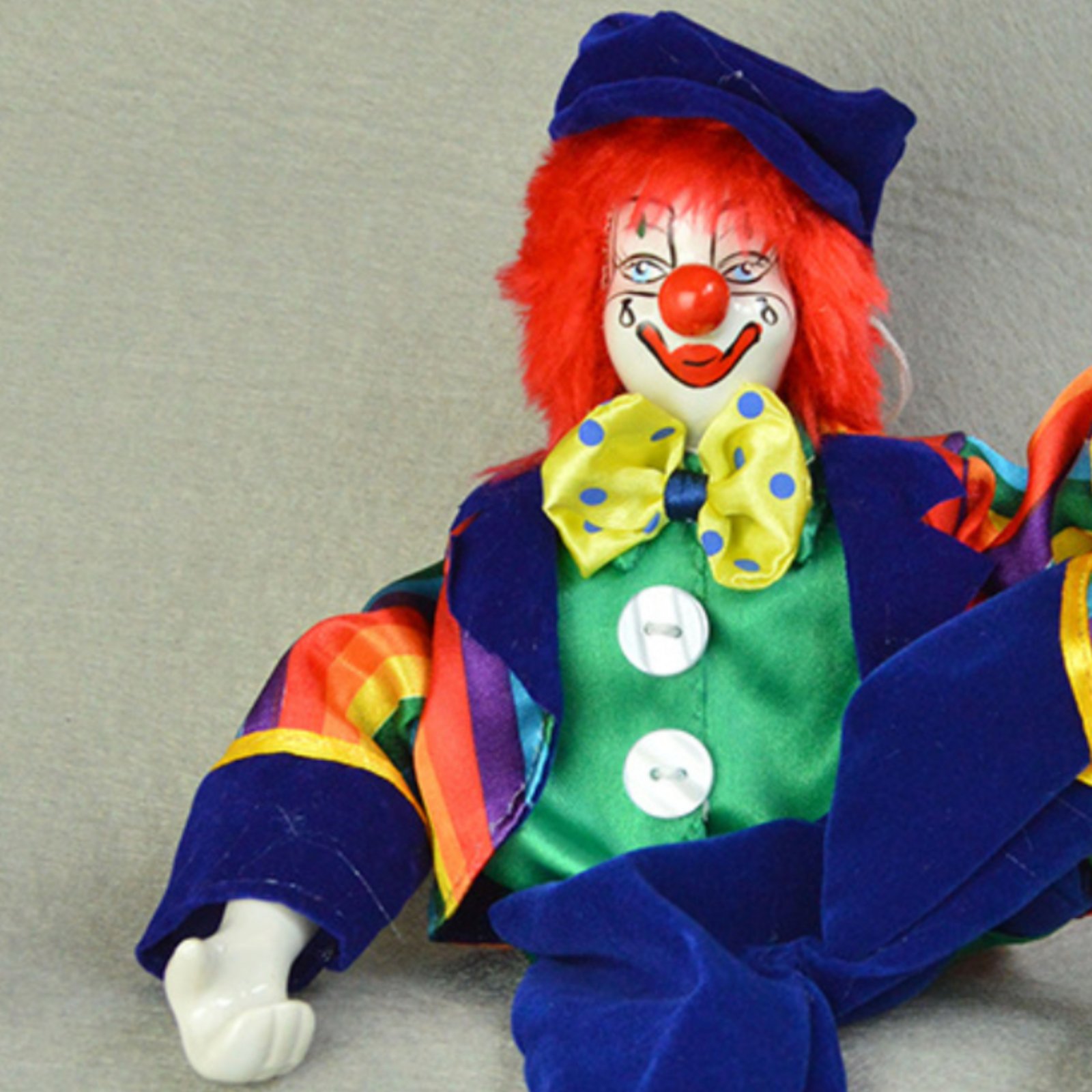 Dangling Leg Clown Doll Handma - Vintage Collectible Clowns 评论和价格