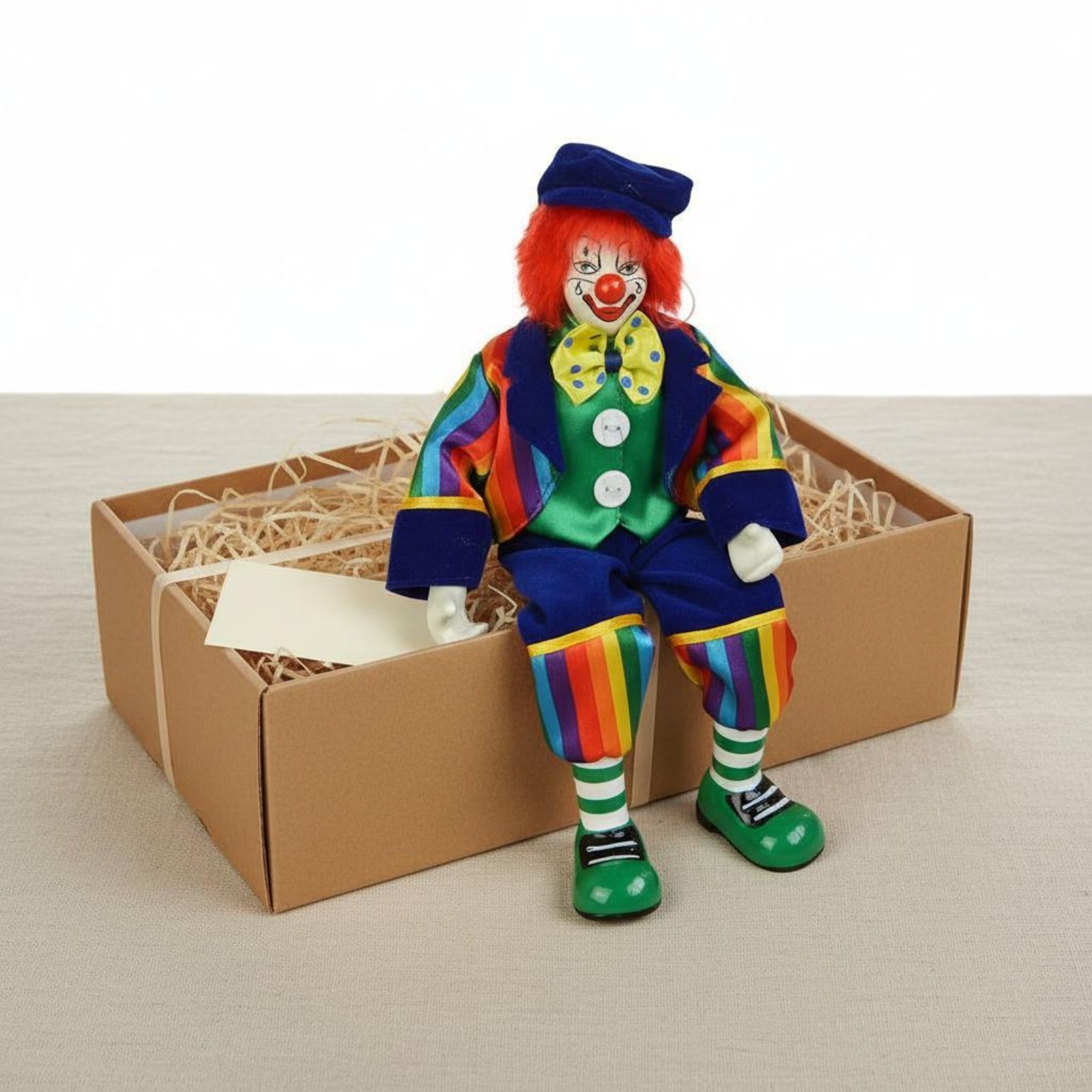 Dangling Leg Clown Doll Handma - Vintage Collectible Clowns 评论和价格