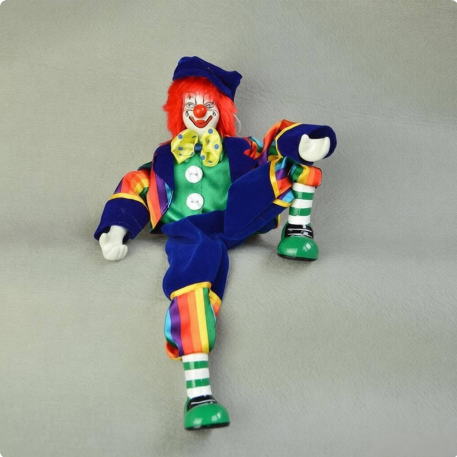 Dangling Leg Clown Doll Handma - Vintage Collectible Clowns 评论和价格