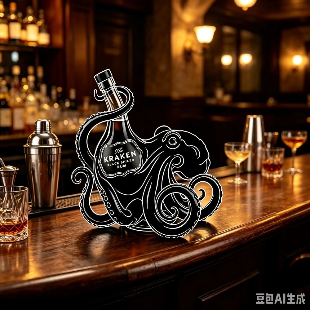 Vintage Kraken Octopus Rum Bot - Vintage Collectible Bottles 评论和价格