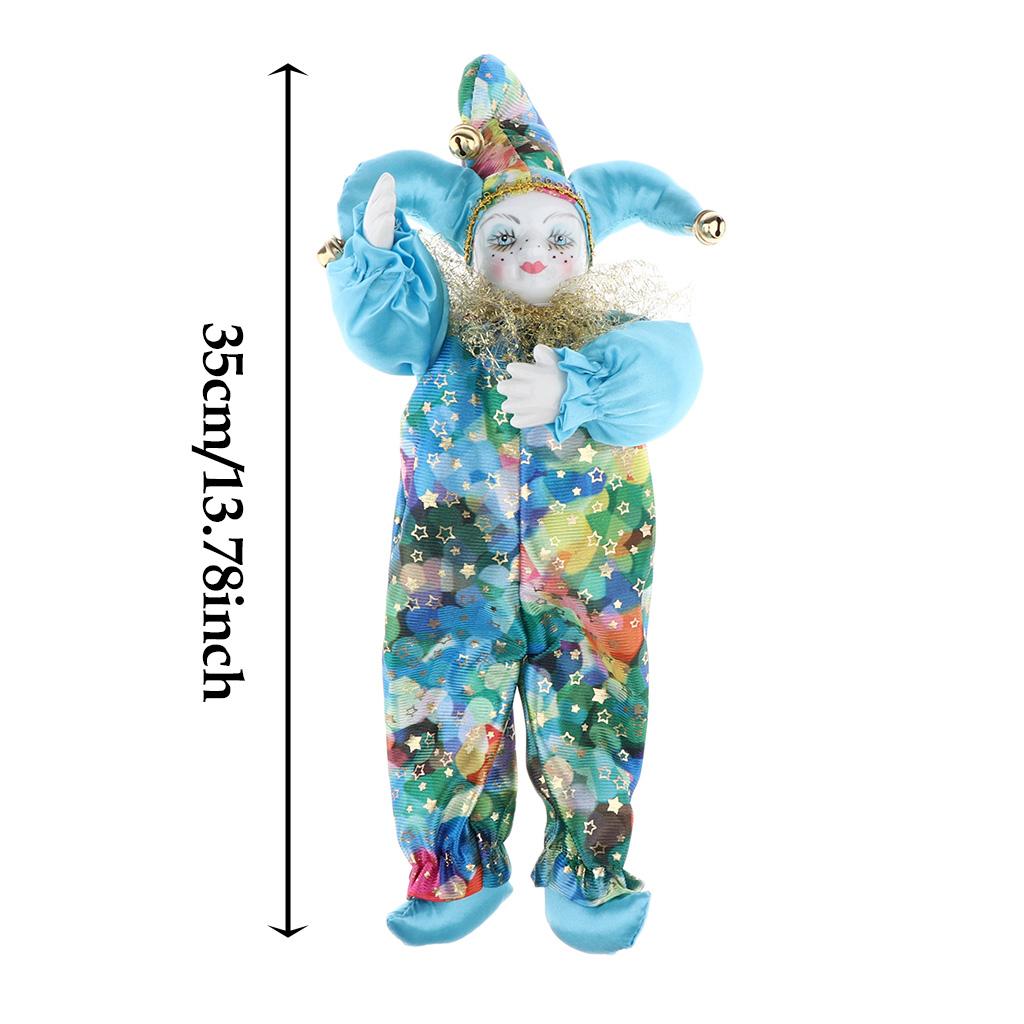 Vintage Cloth Clown Doll Porce - Vintage Collectible Clowns 评论和价格
