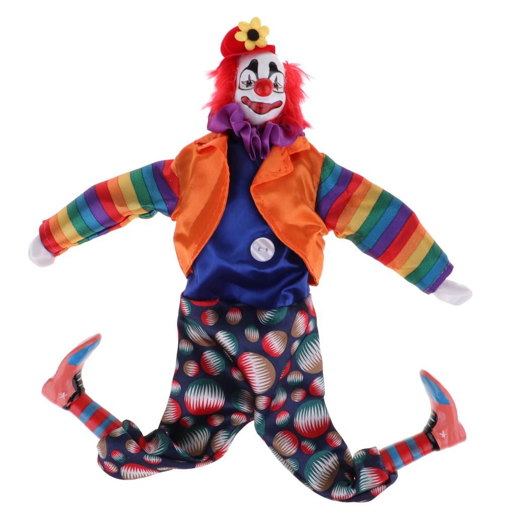 Porcelain Clown Doll Vintage C - Vintage Collectible Clowns 评论和价格