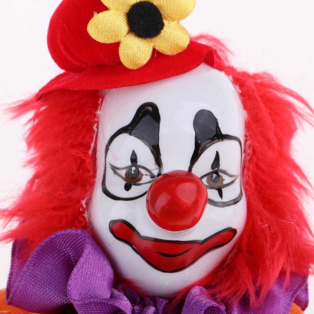 Porcelain Clown Doll Vintage C - Vintage Collectible Clowns 评论和价格