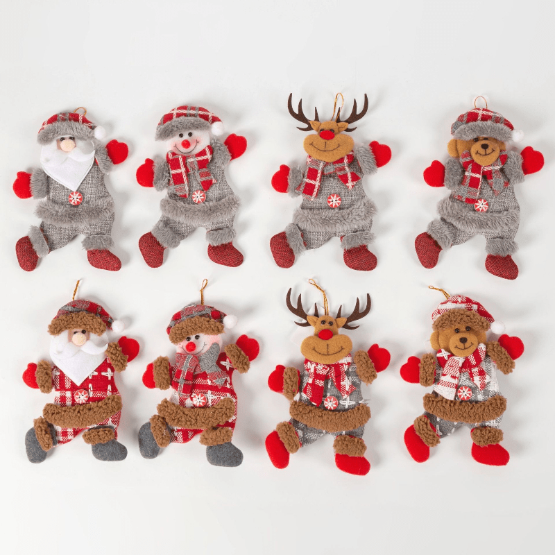 3-Piece Set of Randomly Styled - Vintage Collectible Santa 评论和价格