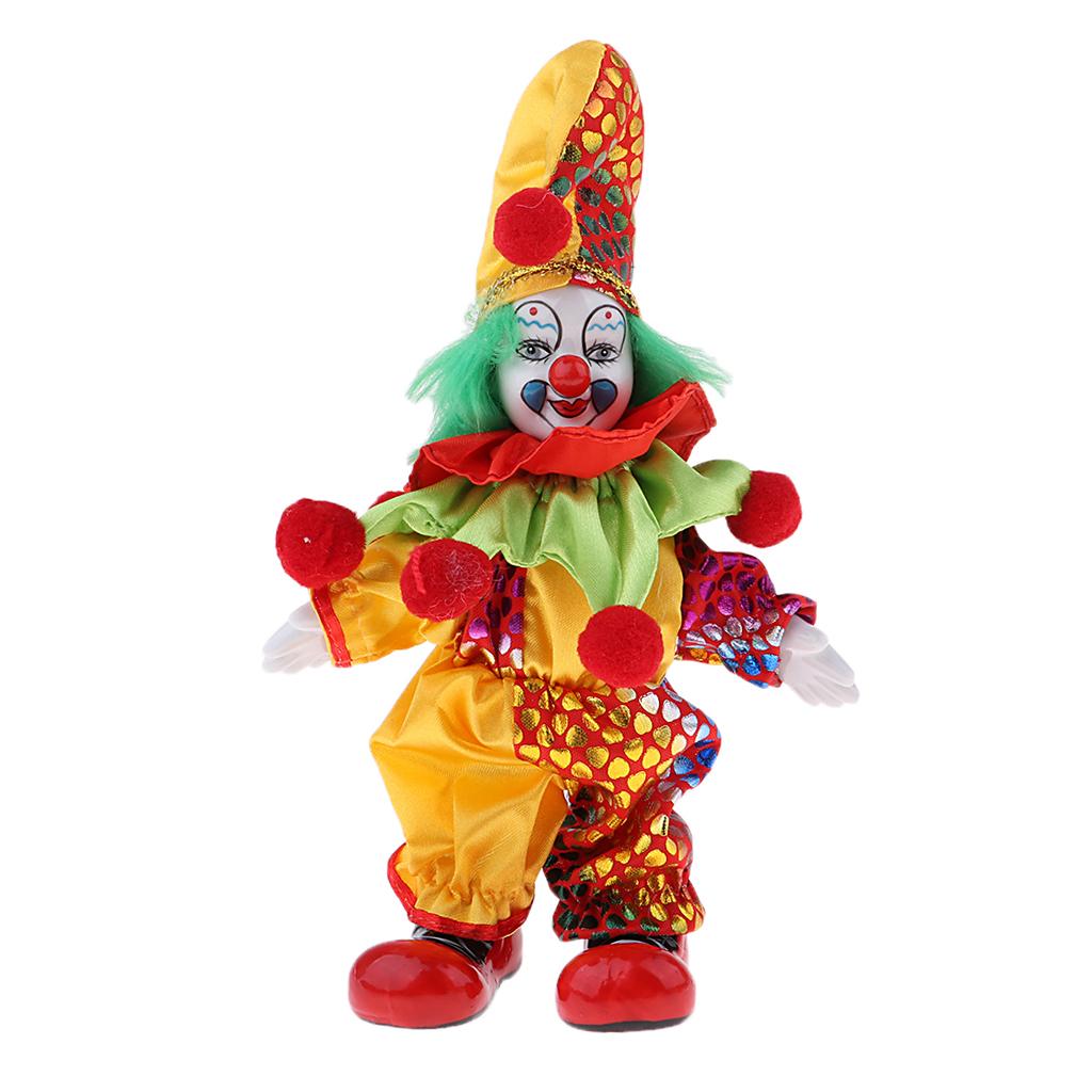 Clown Dolls Porcelain Handcraf - Vintage Collectible Clowns 评论和价格