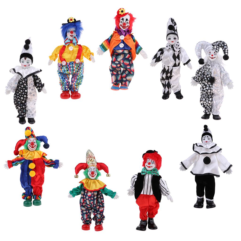 Handmade Porcelain Clown Dolls - Vintage Collectible Clowns 评论和价格
