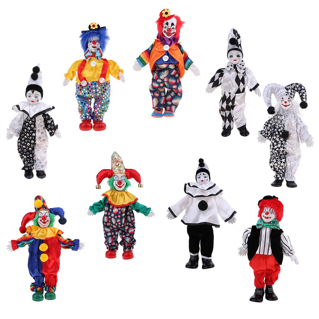 Handmade Porcelain Clown Dolls - Vintage Collectible Clowns 评论和价格