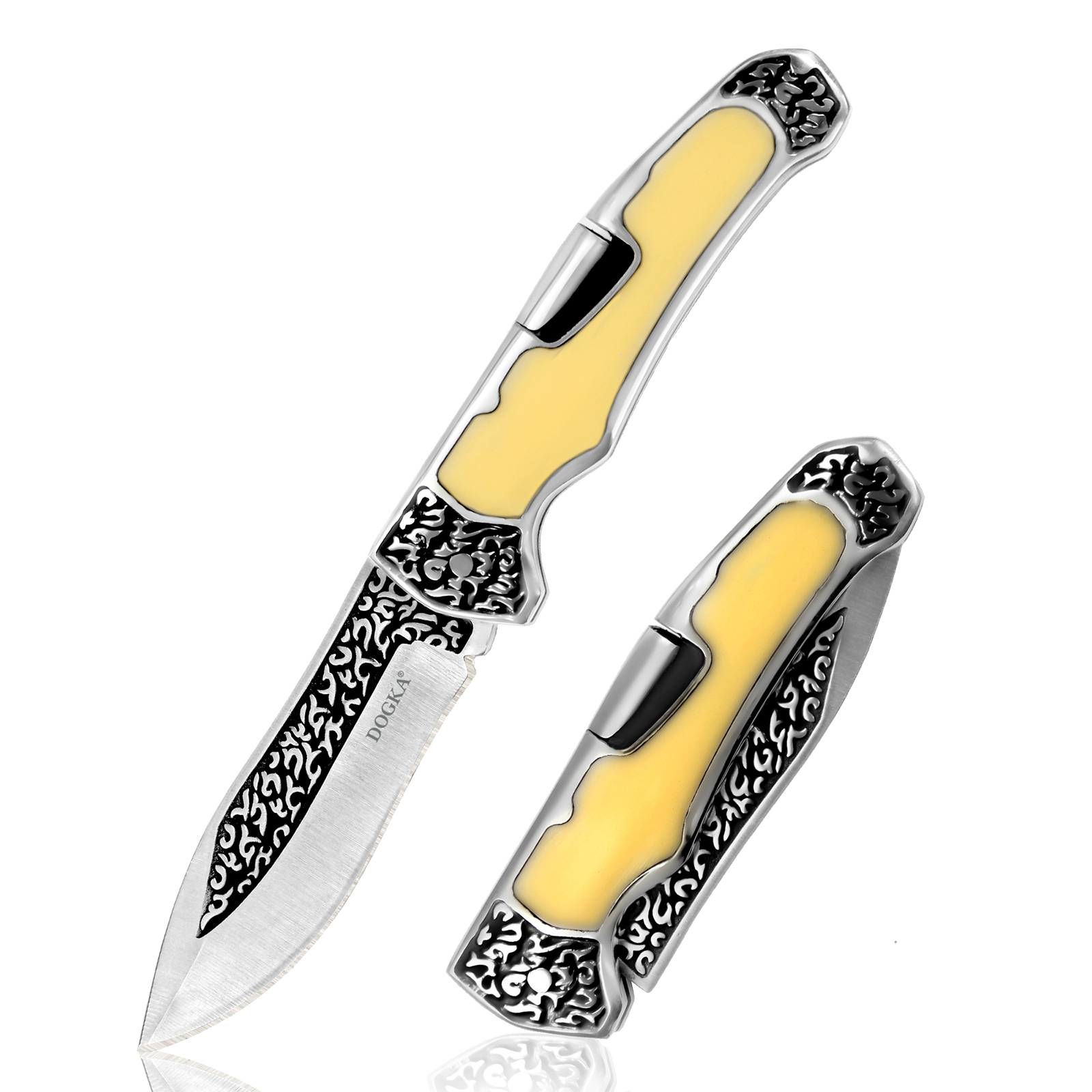 Vintage Engraved Folding Pocke - Vintage Collectible Knives 评论和价格