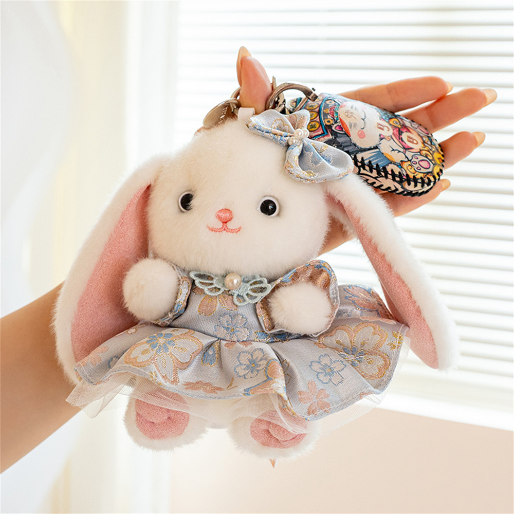 Cute Lop Ear Rabbit Plush Keyc - Vintage Toy Collector 评论和价格
