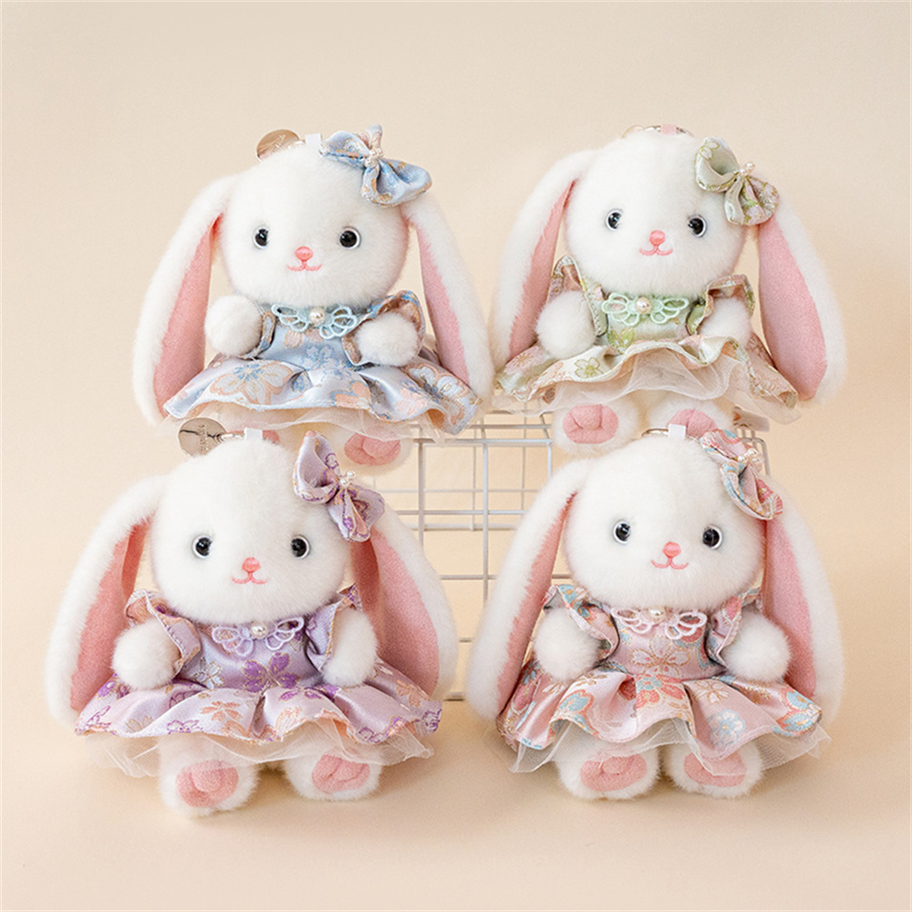 Cute Lop Ear Rabbit Plush Keyc - Vintage Toy Collector 评论和价格