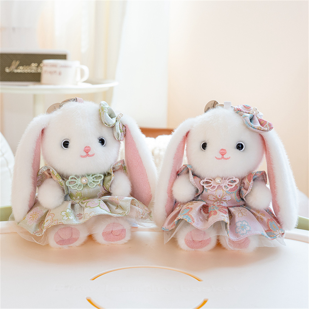 Cute Lop Ear Rabbit Plush Keyc - Vintage Toy Collector 评论和价格
