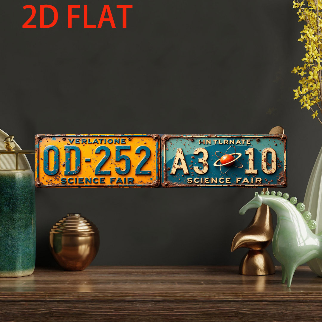1pc Vintage Science Fair Plaqu - Vintage And Collectible Fair 评论和价格