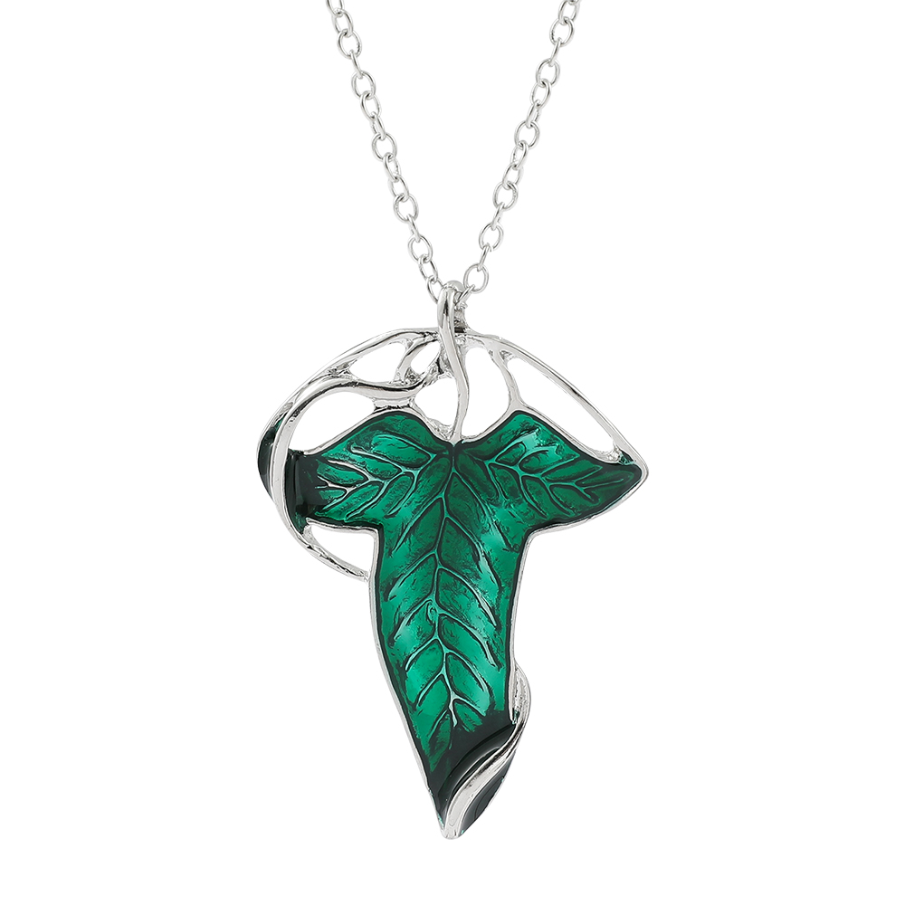 Vintage Green Leaf Pendant Nec - Vintage Items 评论和价格