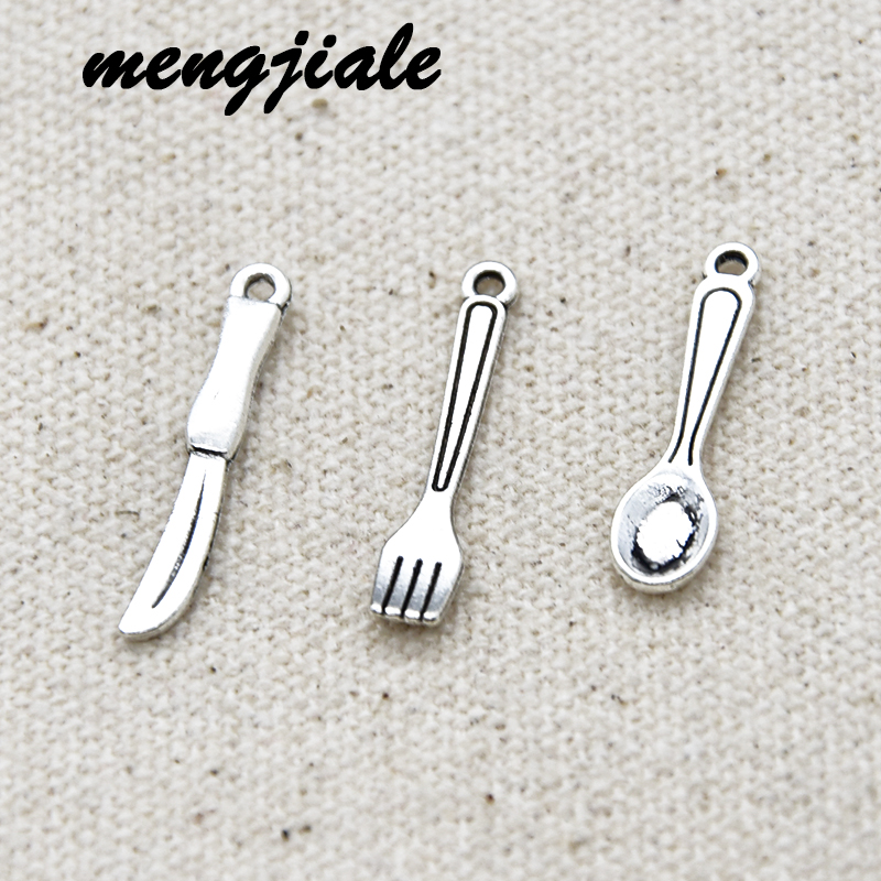 30pcs Antique Silver Cutlery C - Vintage Collectible Knives 评论和价格