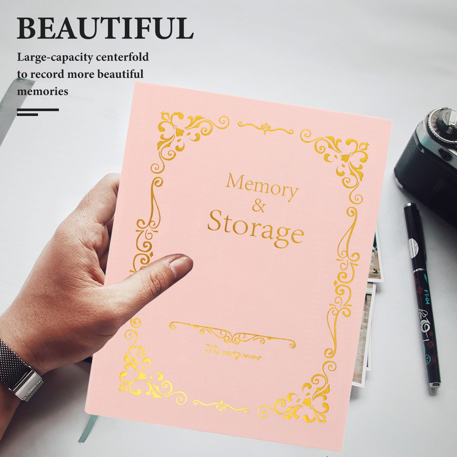 Gold Foil Stamped Photo Album  - Vintage And Collectible Books 评论和价格