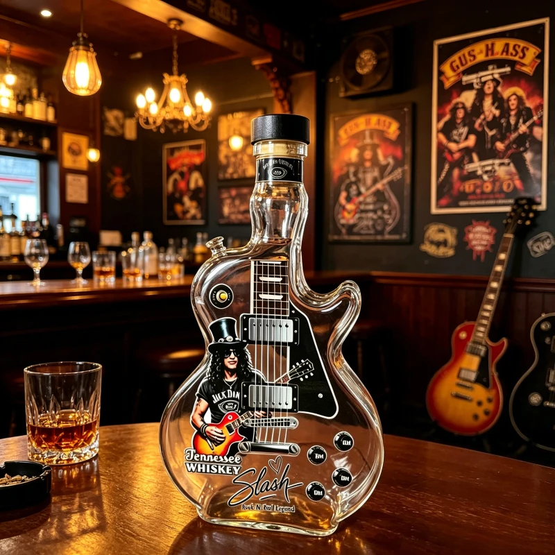 Vintage Guitar‑Shaped Whiskey  - Vintage Collectible Bottles 评论和价格