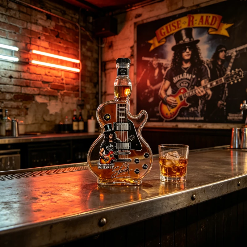 Vintage Guitar‑Shaped Whiskey  - Vintage Collectible Bottles 评论和价格