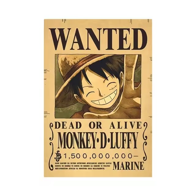 Anime One Piece Bounty Wanted  - Vintage Toy Collector 评论和价格