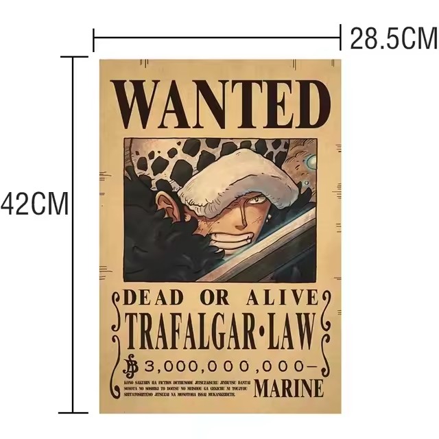 Anime One Piece Bounty Wanted  - Vintage Toy Collector 评论和价格