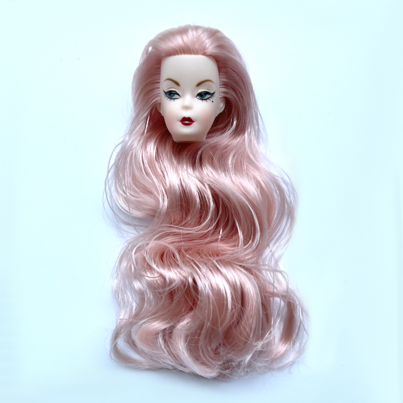 Blue Eye Wavy Curls Hair Doll  - Vintage Items 评论和价格