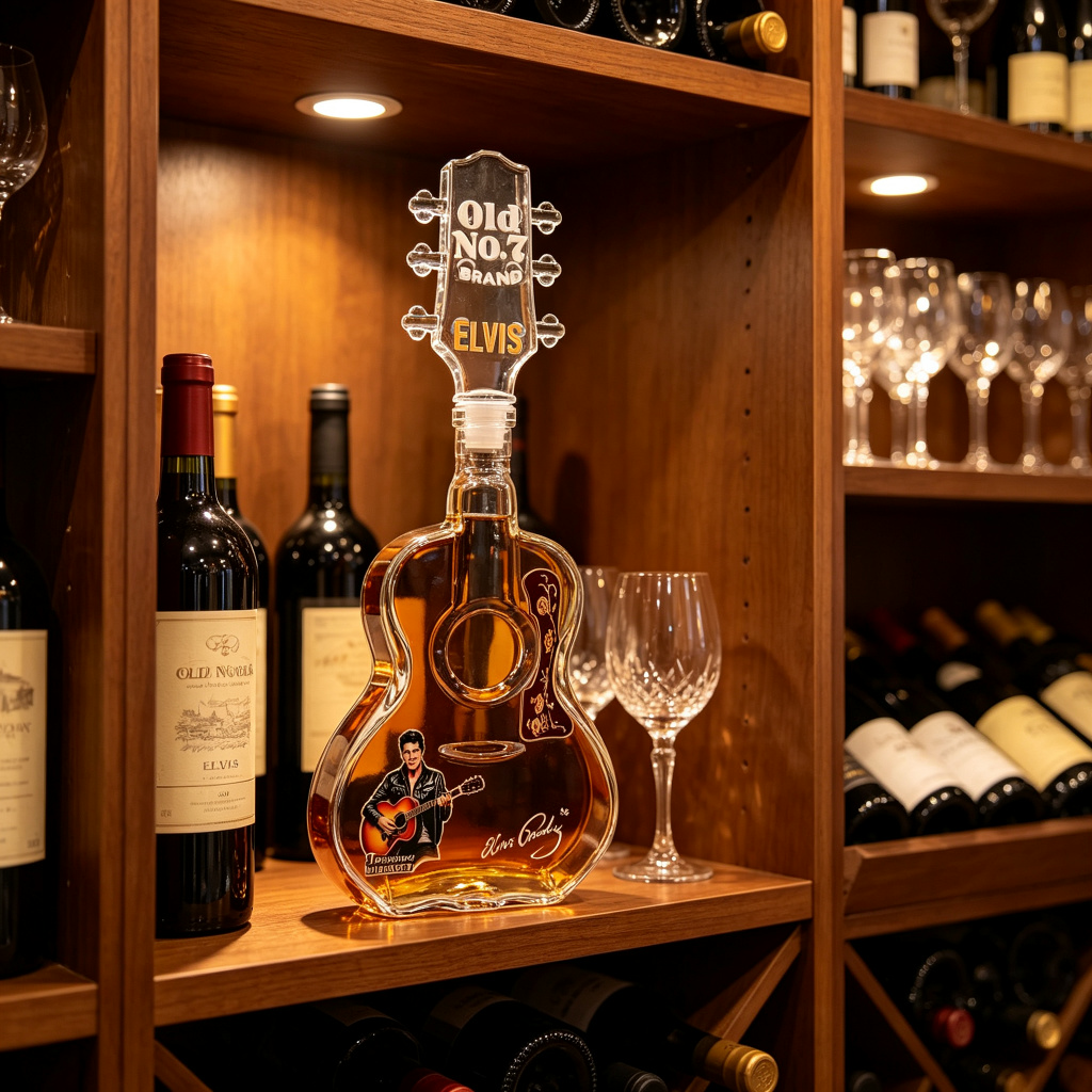 Elvis Guitar Whiskey Decanter  - Vintage Collectible Bottles 评论和价格