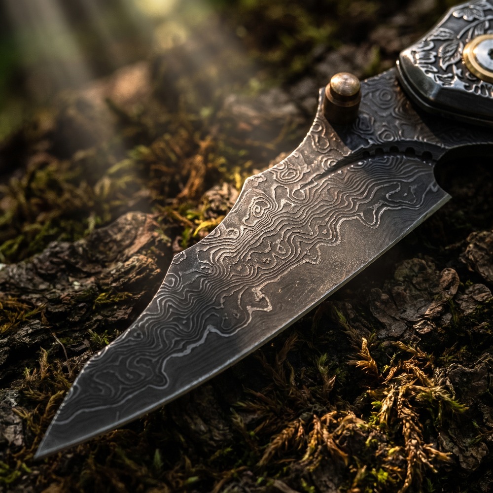 Vintage Engraved Foldable Knif - Vintage Collectible Knives 评论和价格