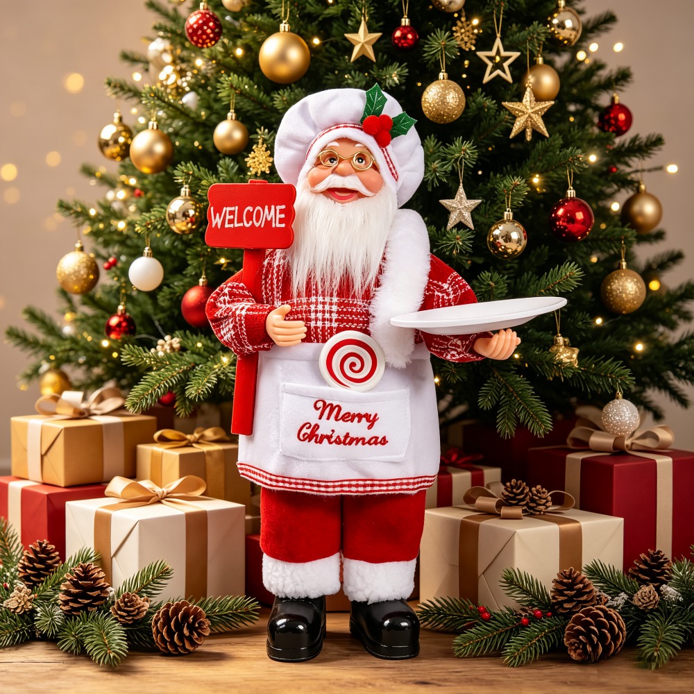A Christmas chef-themed Santa  - Vintage Collectible Santa 评论和价格