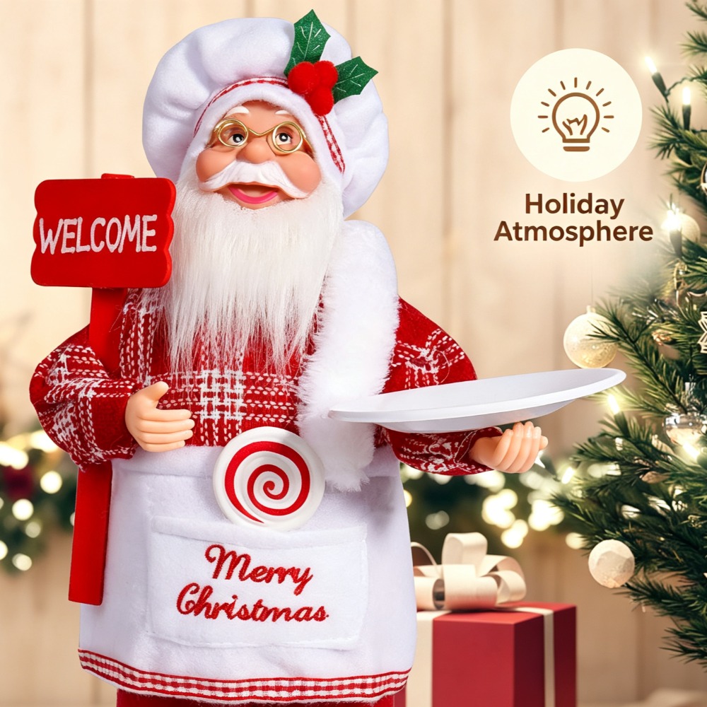 A Christmas chef-themed Santa  - Vintage Collectible Santa 评论和价格
