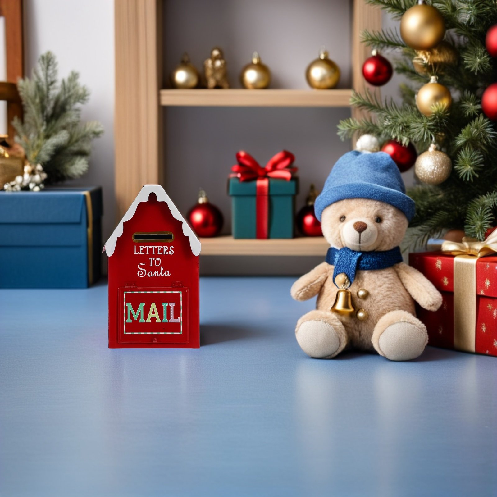 Santa Mailbox Christmas Metal  - Vintage Collectible Santa 评论和价格