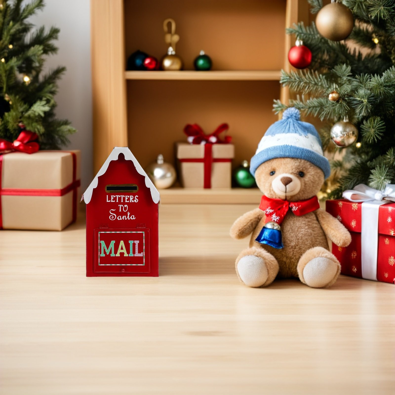Santa Mailbox Christmas Metal  - Vintage Collectible Santa 评论和价格
