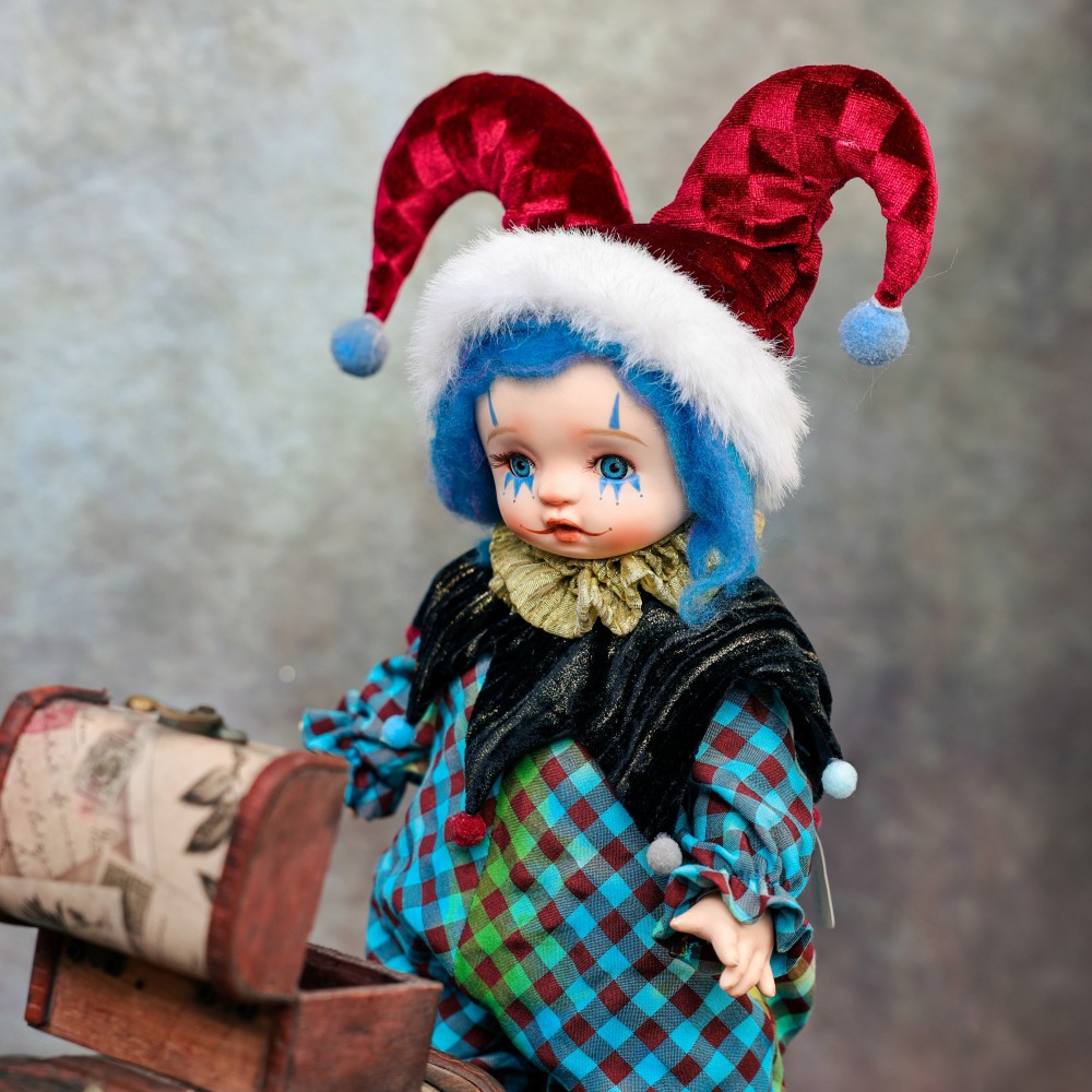 Halloween Gift 14 Inch Ceramic - Vintage Collectible Clowns 评论和价格