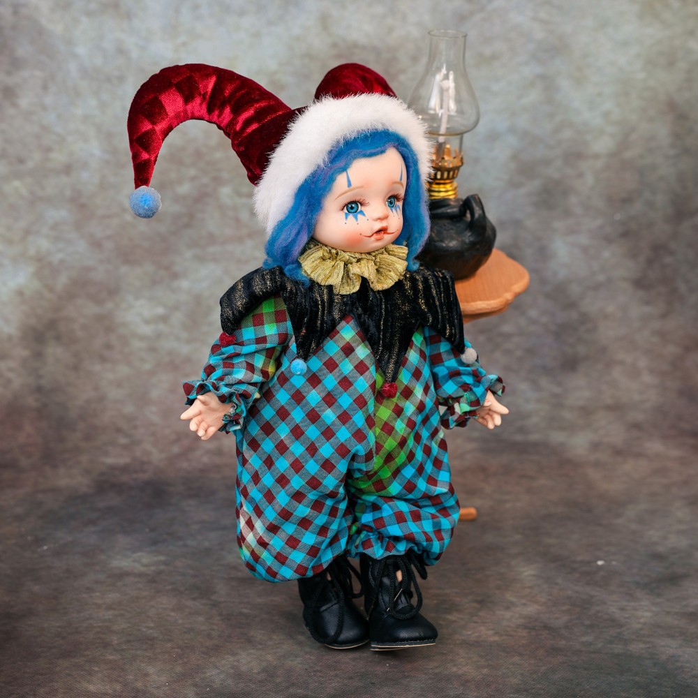 Halloween Gift 14 Inch Ceramic - Vintage Collectible Clowns 评论和价格