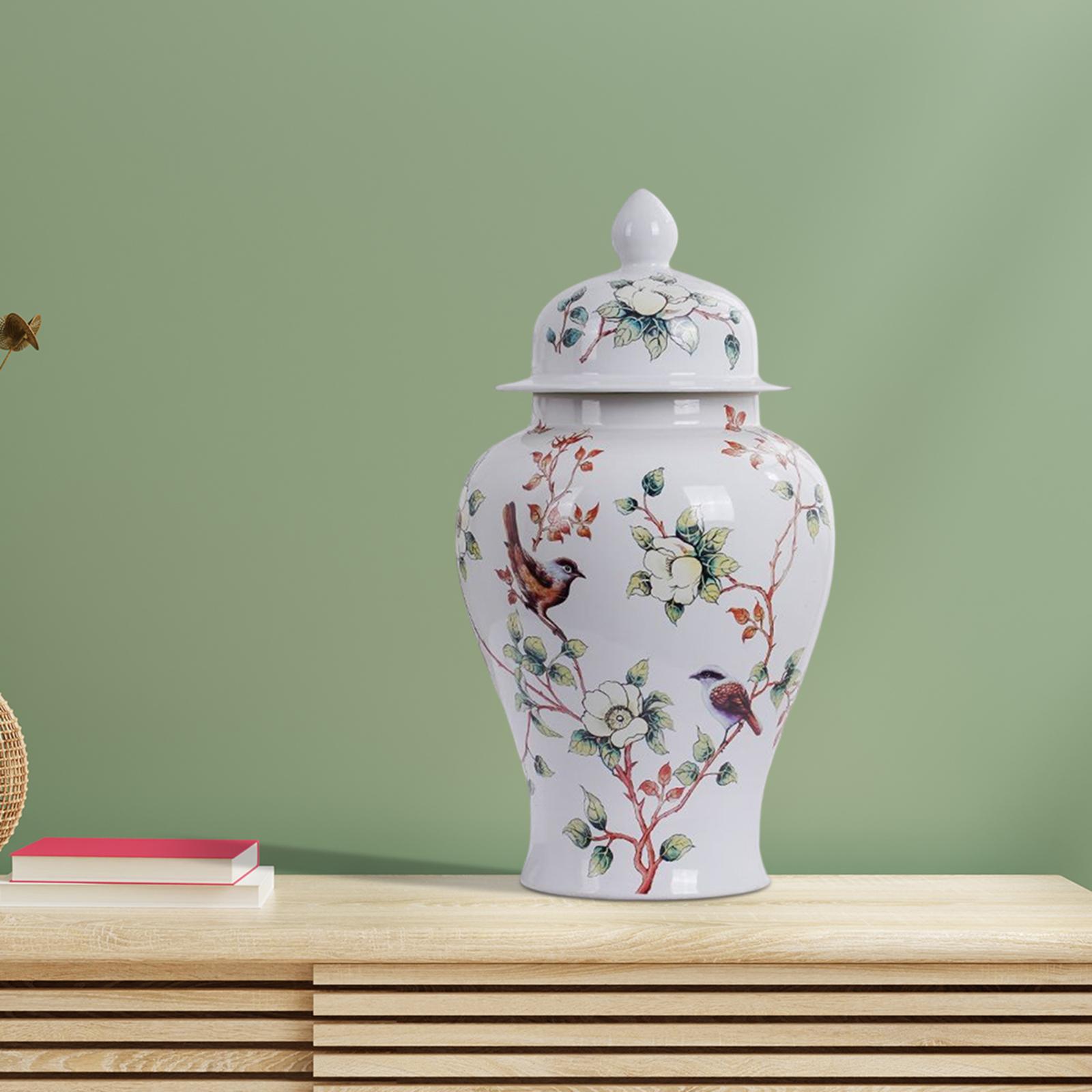 Ceramic Ginger Jar Vase Vintag - Vintage Collectible Bottles 评论和价格