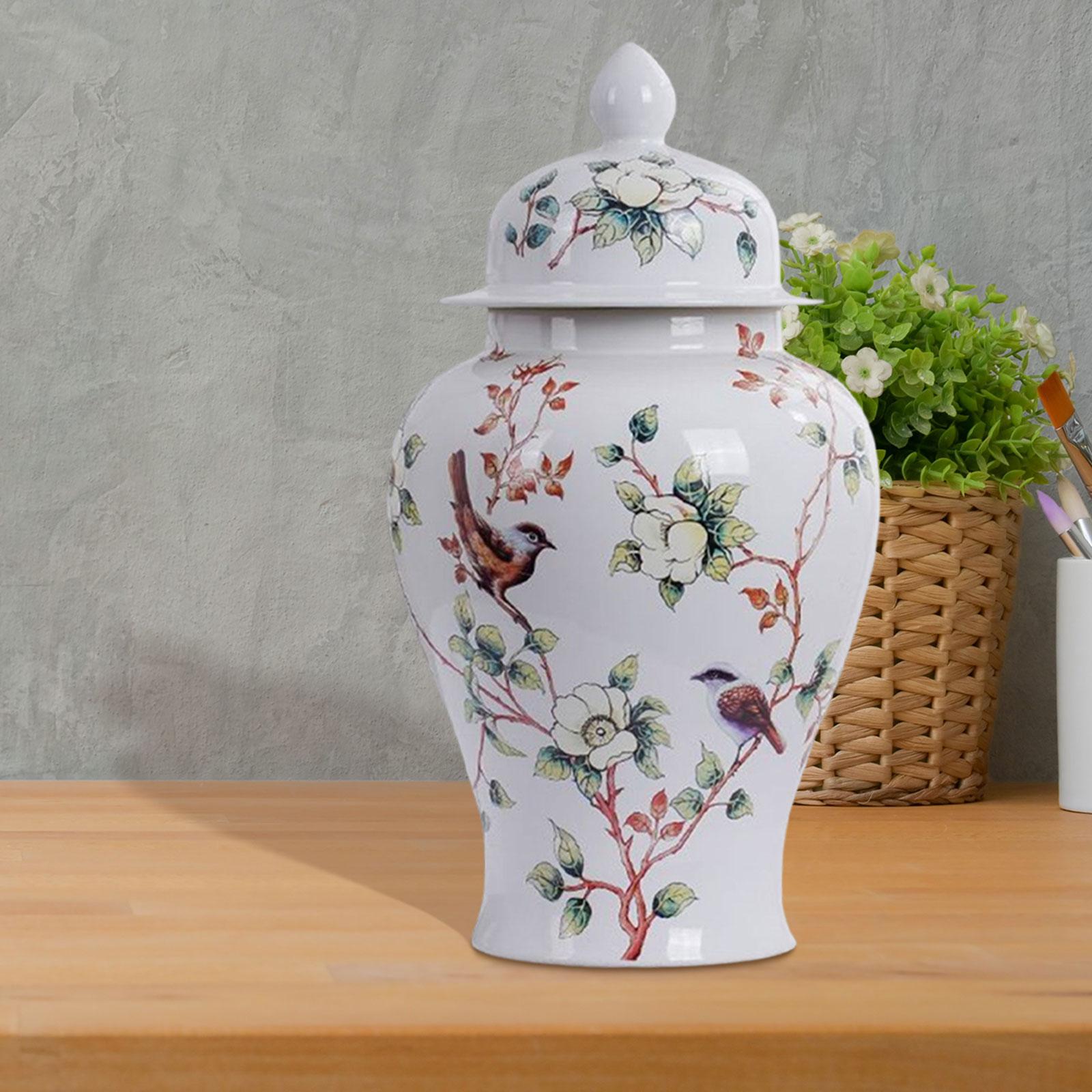 Ceramic Ginger Jar Vase Vintag - Vintage Collectible Bottles 评论和价格