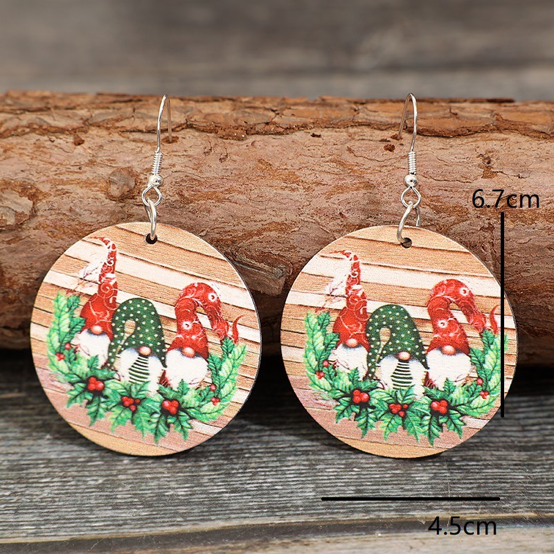 New Vintage Wooden Christmas C - Vintage Collectible Santa 评论和价格